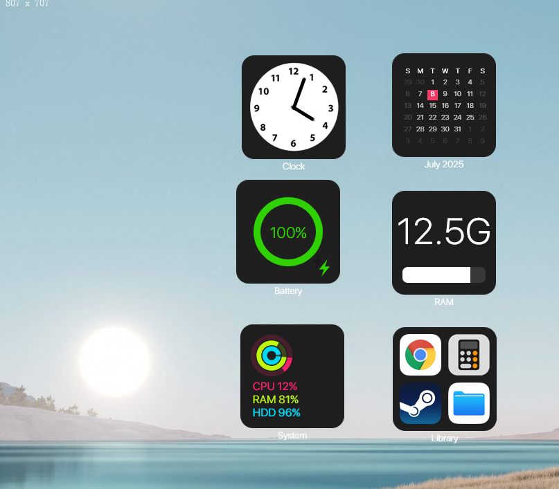 图片[2]-电脑干货：Rainmeter桌面美化工具介绍-枫叶的博客