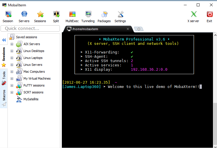 远程工具:MobaXterm使用图文教程